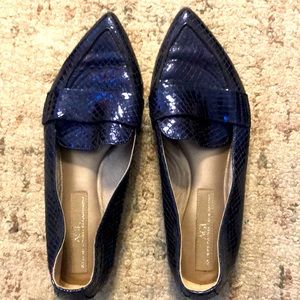 AGL snake skin loafers